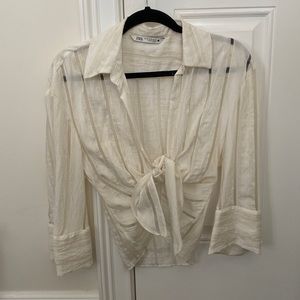 Zara tie top